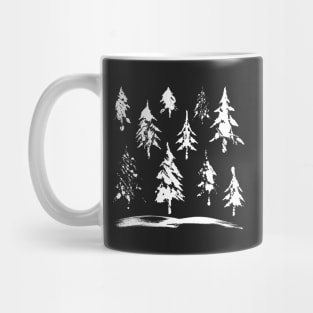 Christmas Tree in Snow Mug